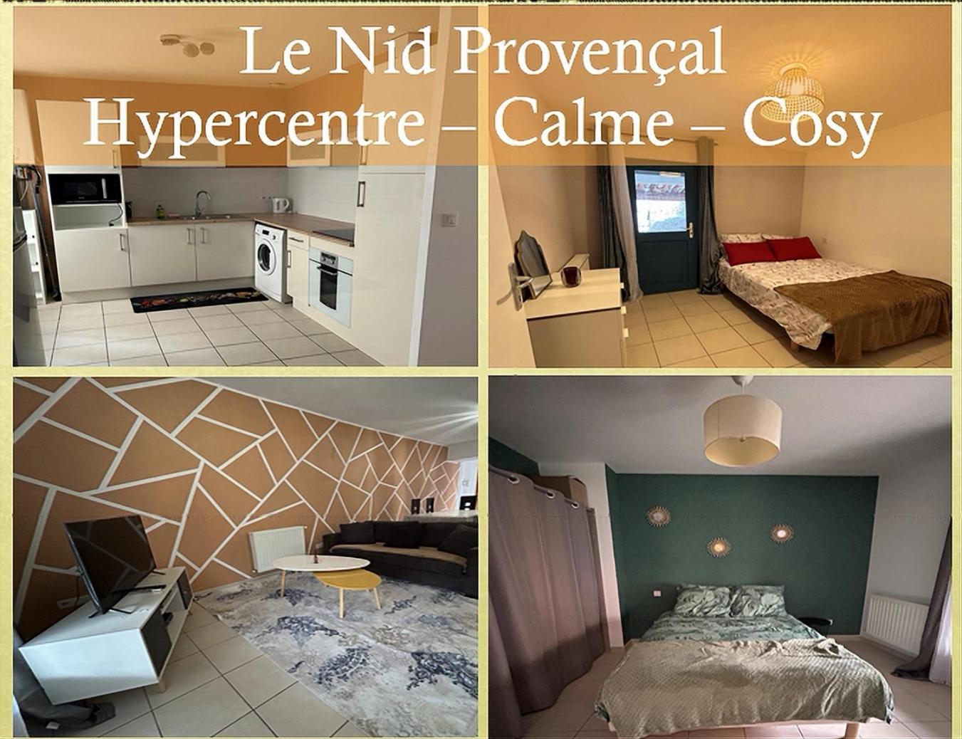 Charmant Appartement 2 Ch Nyons-Centre Ville ภายนอก รูปภาพ